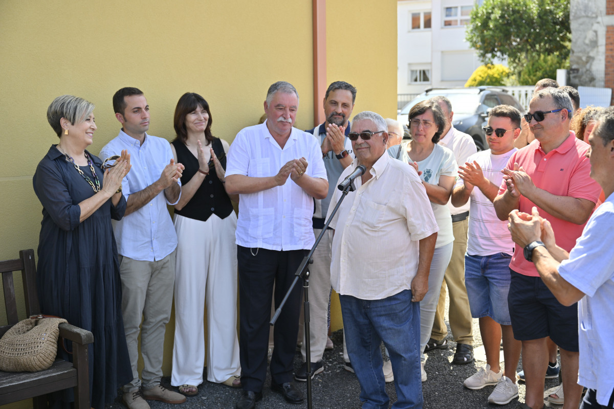 Homenaxe en Oleiros a Manuel Fernu00e1ndez Siso (1)