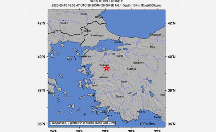 Terremoto de magnitud 6,1 sacude el noroeste de Turquía: heridos y edificios derrumbados