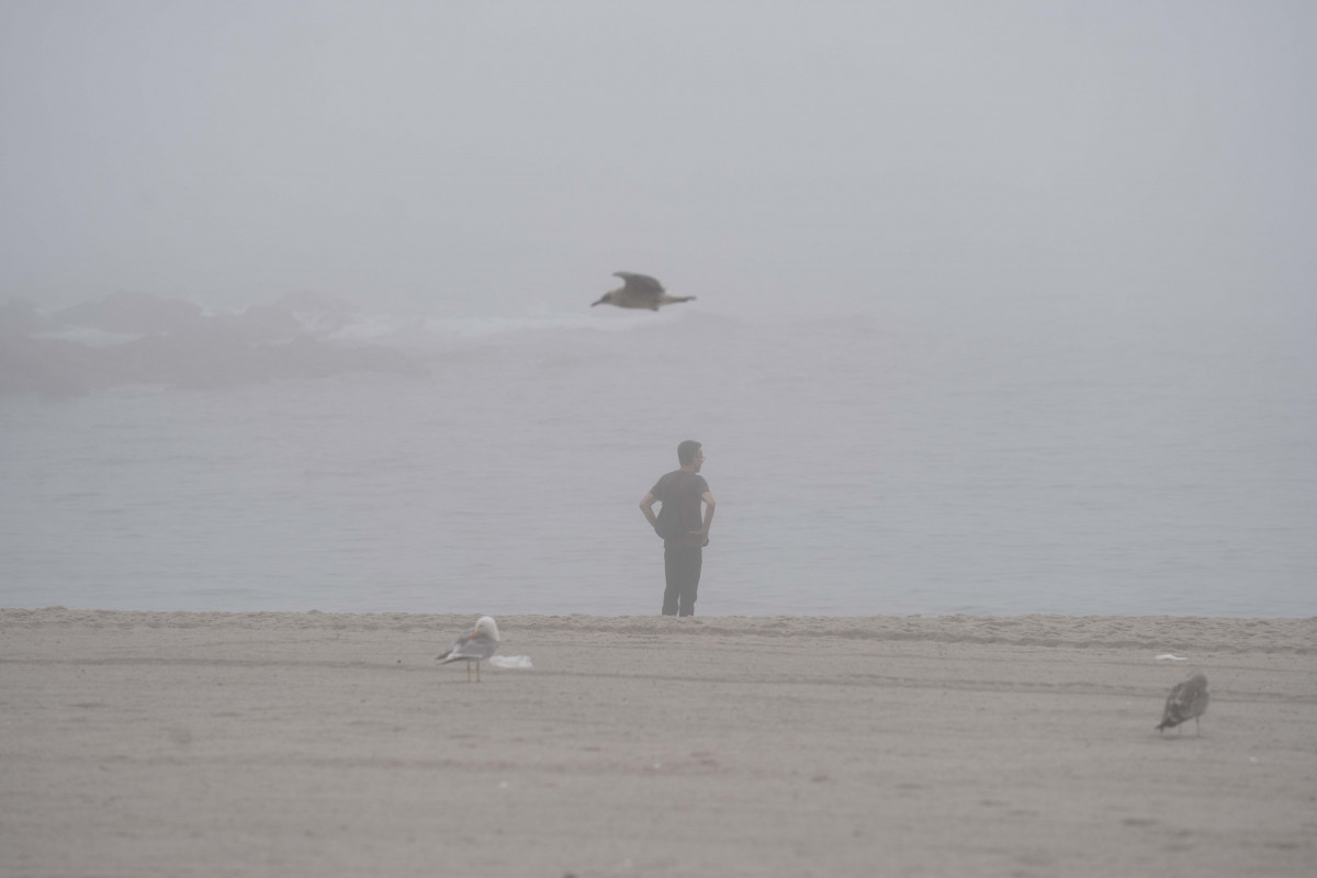 Niebla en A Coruña el 11 de agosto después de un intenso calor (4)