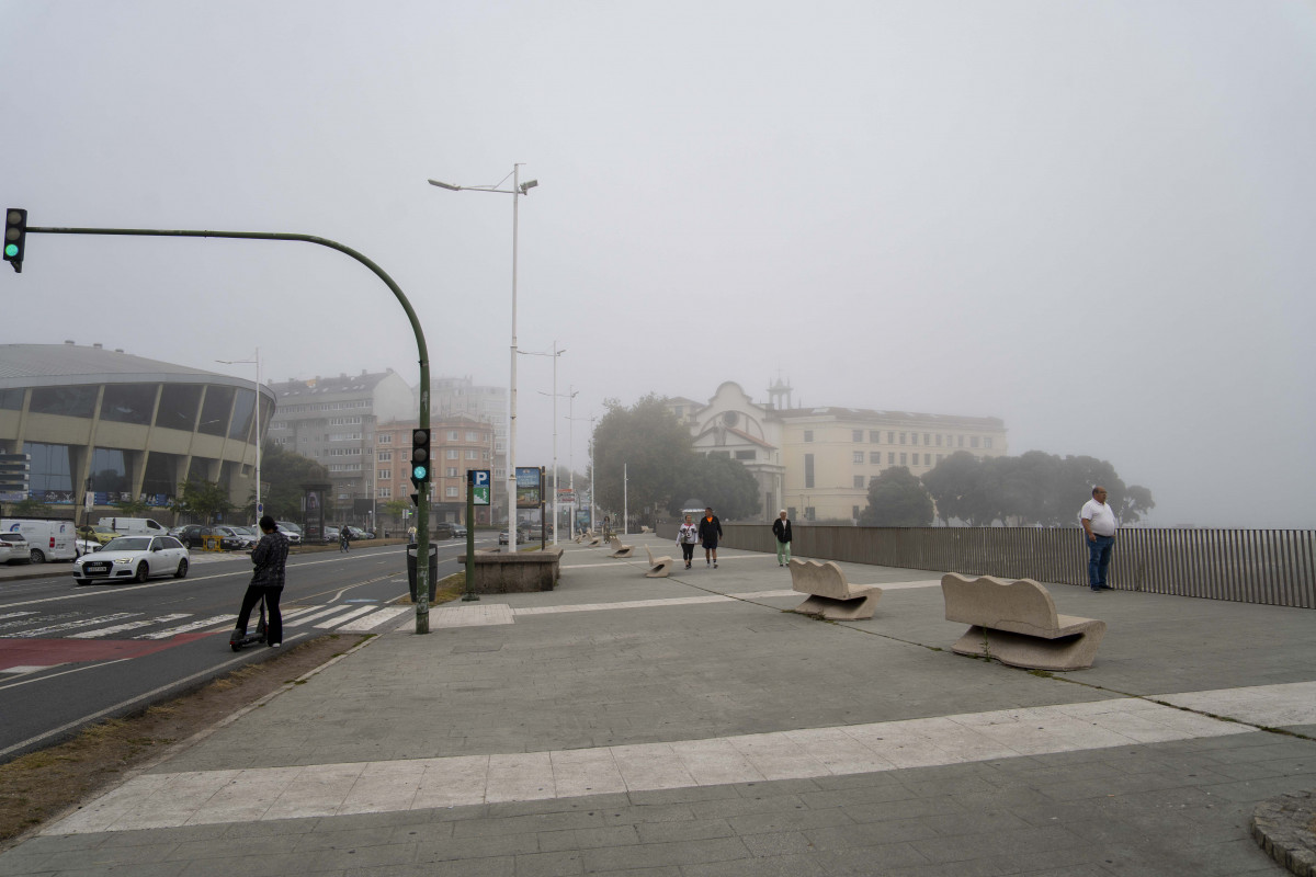 Niebla en A Coruña el 11 de agosto después de un intenso calor (7)
