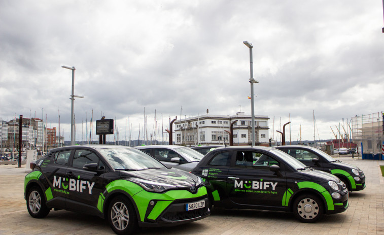 El alquiler de coches por minutos, en auge entre los trabajadores de los polígonos industriales coruñeses