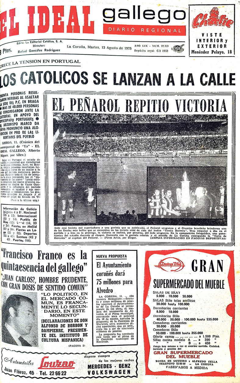 Portada 12 agosto 1975
