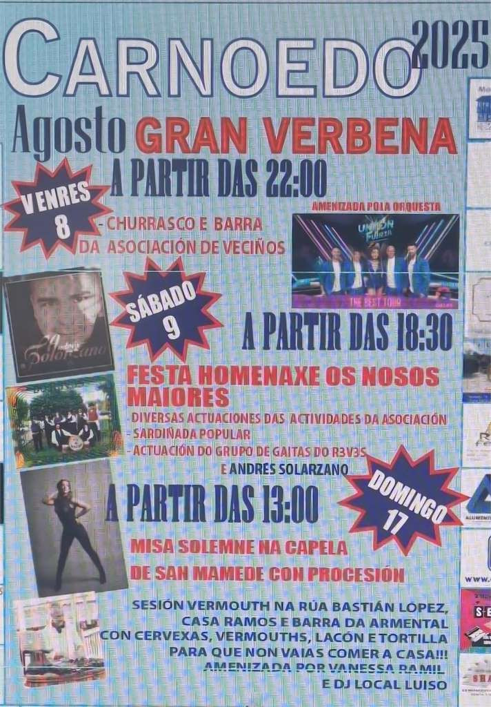 Fiestas de Carnoedo en Sada