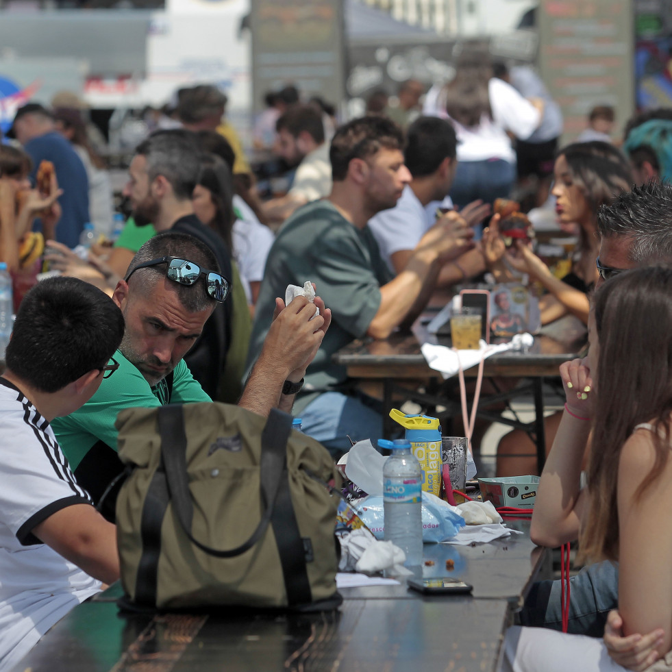 Más de 100.000 personas han visitado The Champions Burger en A Coruña