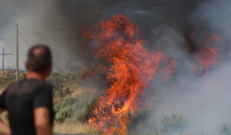 Evacuan a más de 1.500 de personas en Zamora por el incendio que llegó desde Ourense