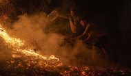 Estas son las carreteras cortadas por los incendios en Galicia
