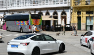 La presencia de Uber y unas fiestas “flojas” llevan a los taxistas de A Coruña a atravesar  su “peor agosto”