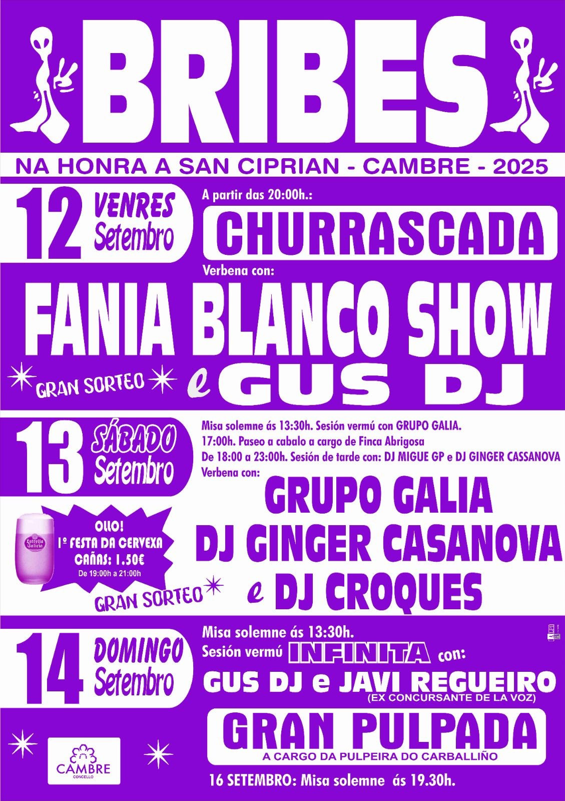 Fiestas bribes