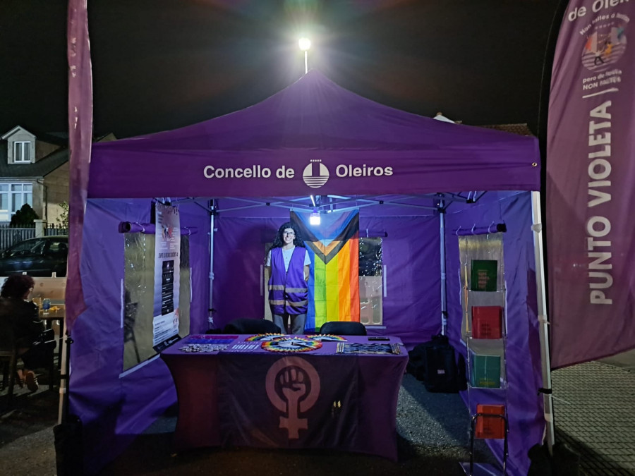 El Ayuntamiento de Oleiros instalará un Punto Violeta durante las fiestas de Santa Cruz