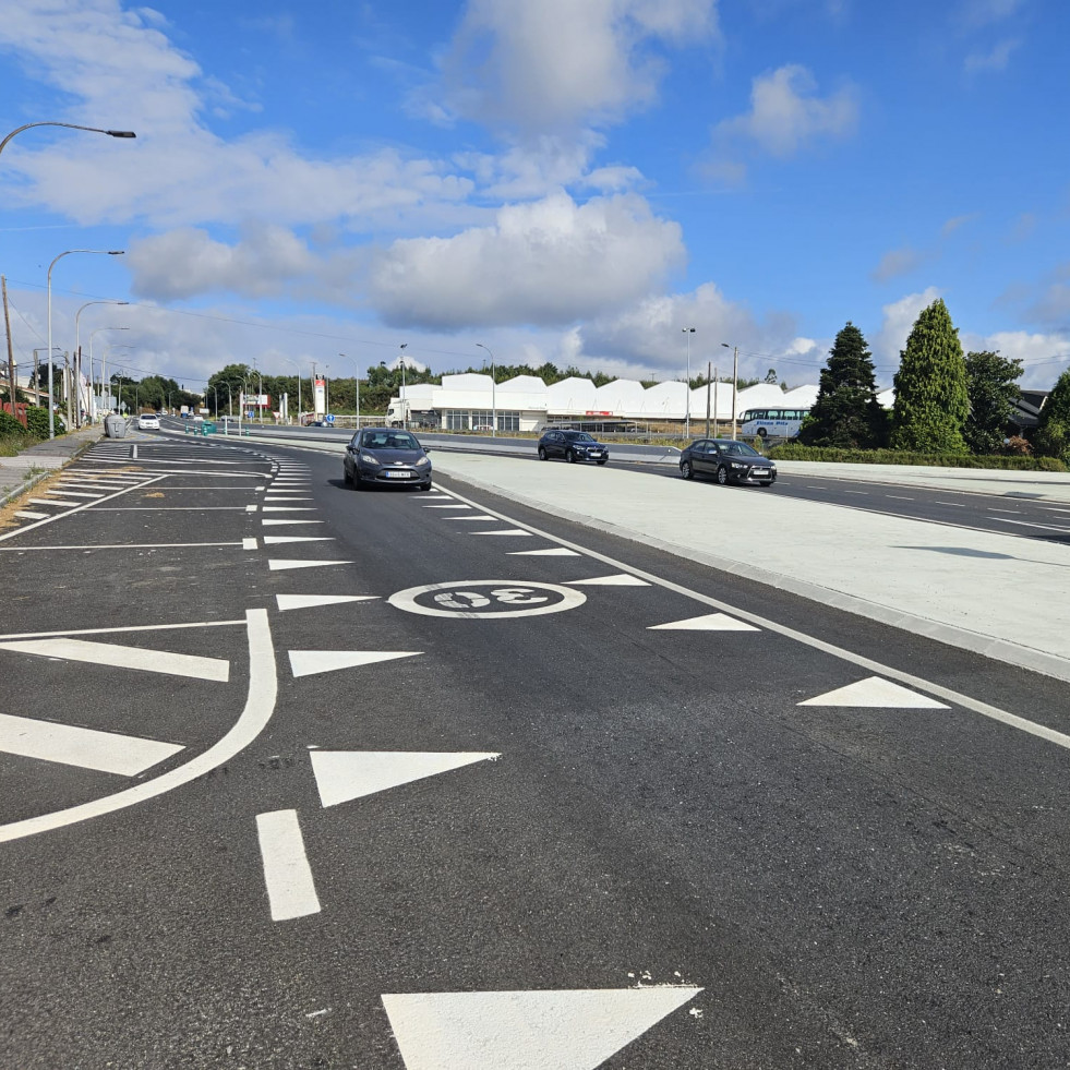 Alternativa dos Veciños exige a Fomento una solución real para las vías de servicio de la nueva rotonda en el cruce de Ferrol