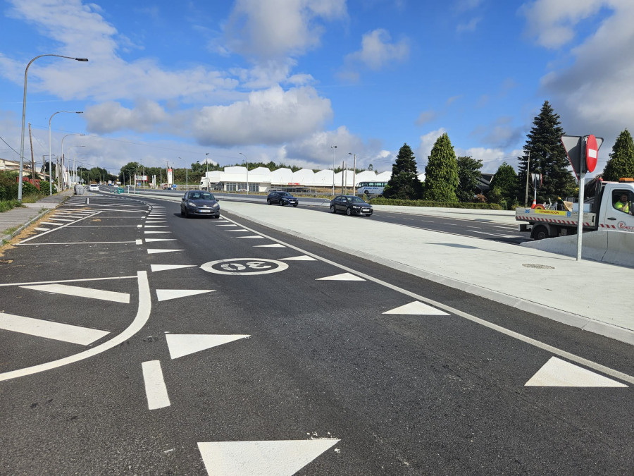 Alternativa dos Veciños exige a Fomento una solución real para las vías de servicio de la nueva rotonda en el cruce de Ferrol