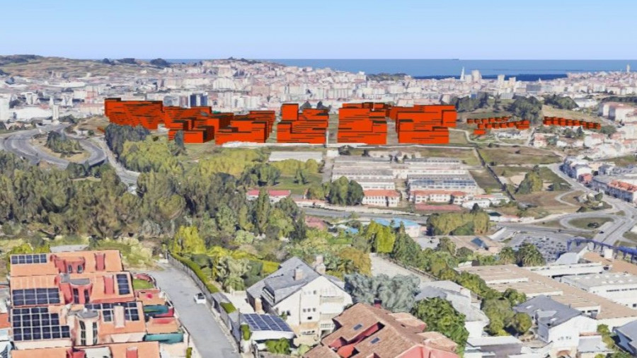 Estos son los plazos para crear el nuevo barrio de Monte Mero, en A Coruña