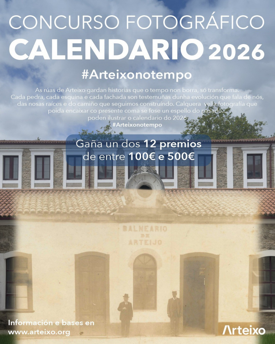 El paso del tiempo: temática para el calendario municipal de Arteixo 2026