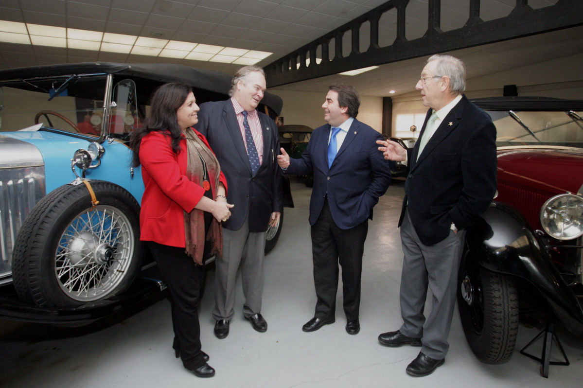 Luisa Cid, Ángel Jove González, Carlos Negreira y Ángel Jove  en 2015