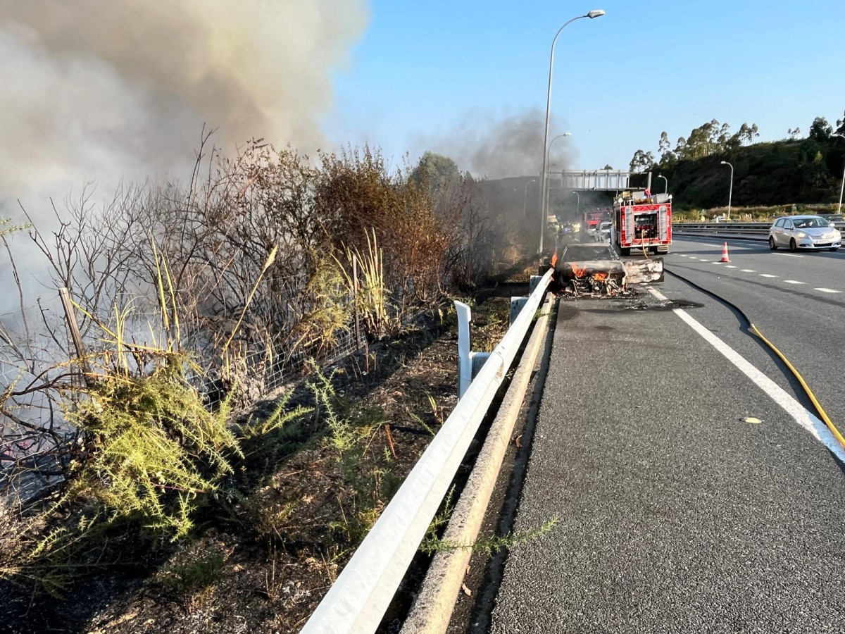 Incendio Tercera Ronda en Culleredo