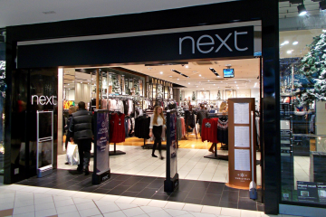 Exterior de una tienda de Next, el gigante británico de la moda que acaba de elegir A Coruña para iniciar su expansión en España.