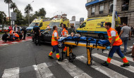 Atropello múltiple en plaza de Mina de A Coruña