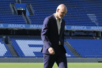 El director deportivo blanquiazul, Fernando Soriano